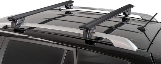 Menabo Car Roof Bars Aluminum Fender 118 Cm Black Color Seat Ateca 5 Doors 2016 Raised Rails 2 Pieces 14660/mb Mp.14660/mb-234