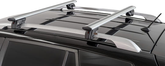 Menabo Aluminum Roof Bars Jackson XL Silver 135 cm Silver Color BMW X3 E83 5 Doors 2004>2010 Raised Rails Parallel Bars Vacuum 2 Pieces 11290/mb Mp.11290/mb-21