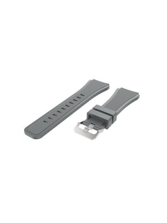Curea Silicon Gri (Galaxy Watch (46mm) / Gear S3 - Galaxy Watch (46mm) / Gear S3) 841300588D