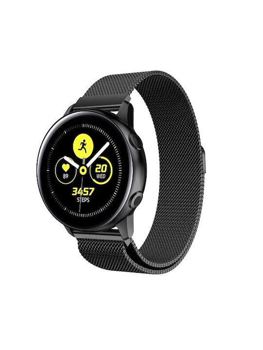 Stainless Steel Milanese Wearable Strap Magnetic Clasp Closure Amazfit GTS Black OEM