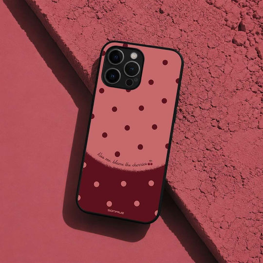 Sonique Delulu Polka Era Series Samsung Galaxy M15 5g Blame Cherries Case