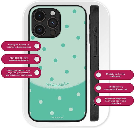 Sonique Delulu Polka Era Series Samsung Galaxy M23 5G Soft Case