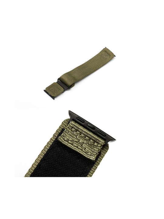 Forcell F-design Λουράκι Υφασμάτινο Πράσινο (Apple Watch 38/40/41 mm)