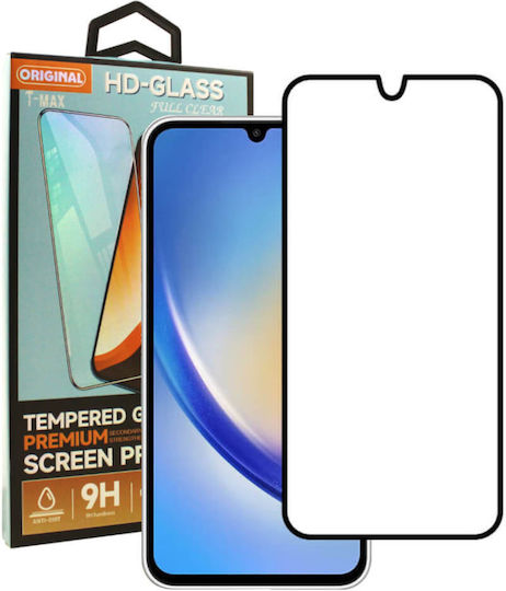 T-Max 3D Full Glue Full Face Tempered Glass (Samsung A34)