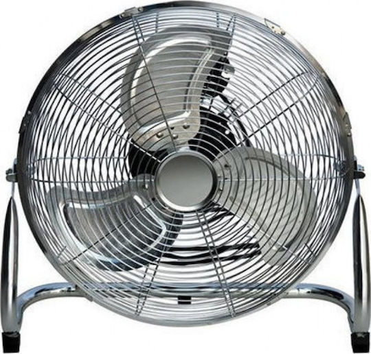 675985 Ανεμιστήρας Δαπέδου 50W Διαμέτρου 50cm Ασημί