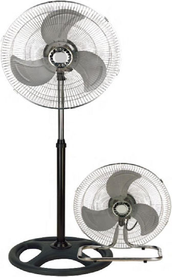 Brand 1175 Πολυμορφικός Ανεμιστήρας 100W Διαμέτρου 45cm Μαύρος