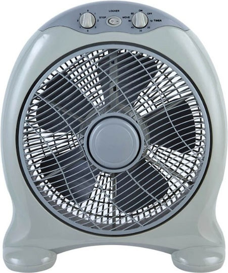 Box Fan 45W Διαμέτρου 30cm Λευκό