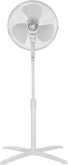 Midea Ανεμιστήρας Ορθοστάτης 40W Διαμέτρου 40cm Λευκός