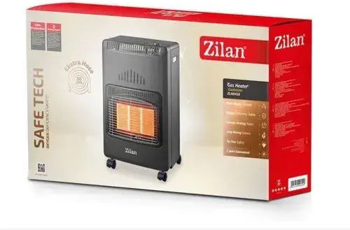 Zilan ZLN8458D Gas Heater 4200W Gray 43x15x70cm