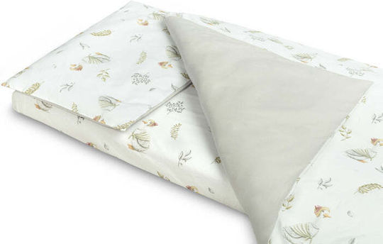 Sensillo Baby Crib Bedding Set 3pcs White