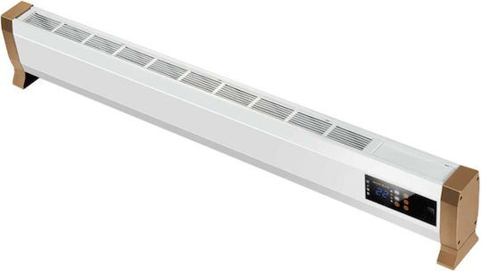 Telemax JH-NC18-18C 30-1818 Convector Heater Floor 1800W with Electronic Thermostat 100x24cm White