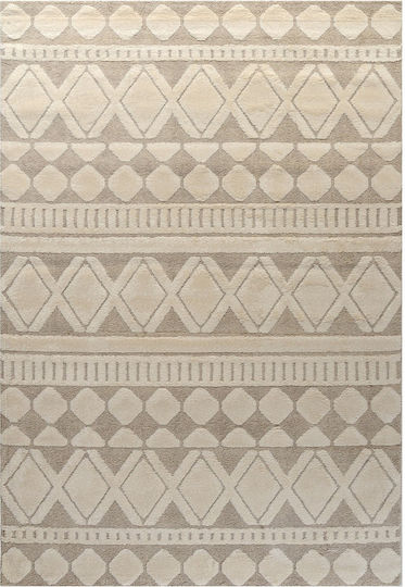 Tzikas Carpets Elio 62858 Σετ Χαλιά Κρεβατοκάμαρας Λευκό 354-0-355-62858-060 3τμχ