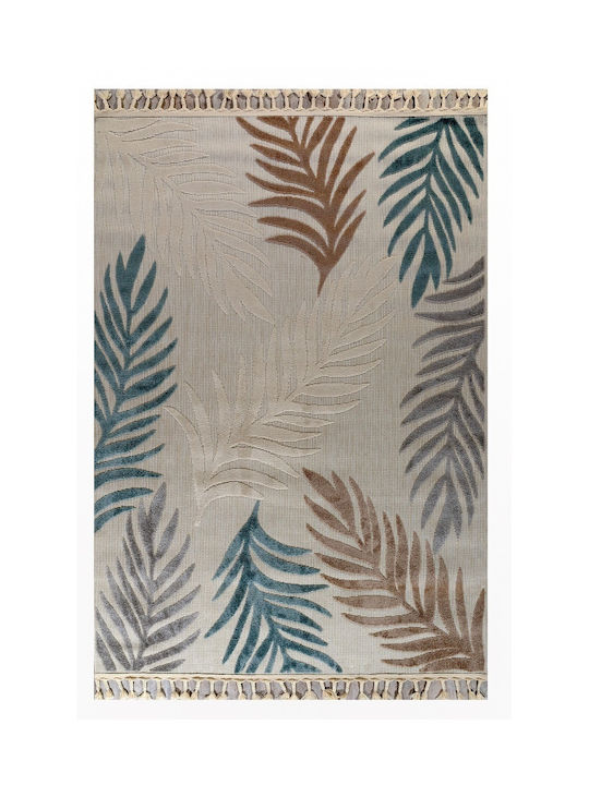 Tzikas Carpets Tenerife 61225-231 Σετ Καλοκαιρινά Χαλιά Κρεβατοκάμαρας Μπλε 332-0-256-61225-231 3τμχ