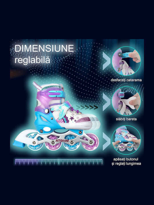Action One Inline Αυξομειούμενα Rollers Παιδικά