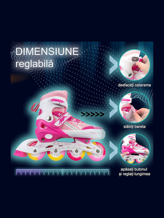 Action One Role Inline Reglabile Mărimea S 31-34 Roz