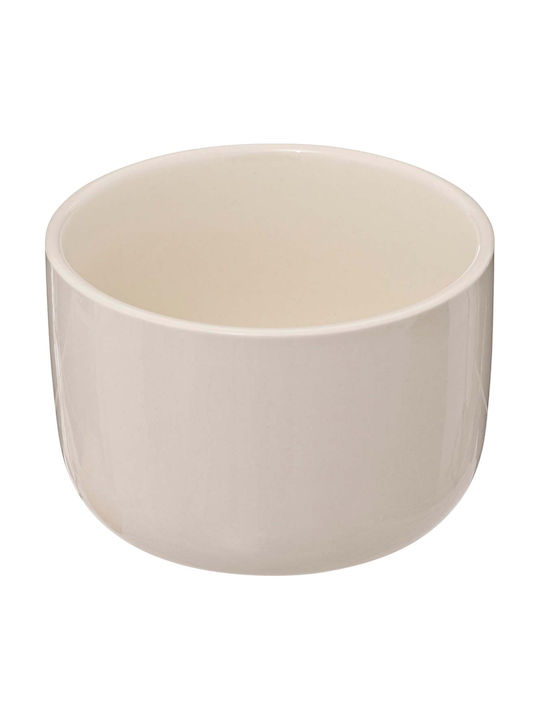 Secret de Gourmet Ceramic Dessert Divided Serving Plate with 3 Slots White Ø10cmxY10cm 24x35x10cm