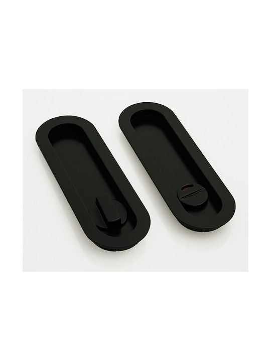 Convex Σειρά 1509zsaf-s19s19 Χούφτα Πόρτας Μαύρη 1509ZSAF-S19S19