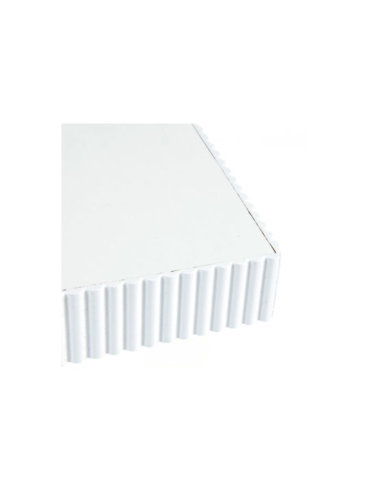 Ράφι Τοίχου με LED Λευκό 90x11.5x9.5εκ.