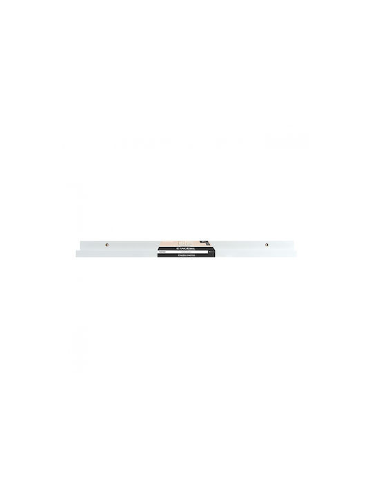 Wall Shelf White 80x6x7cm