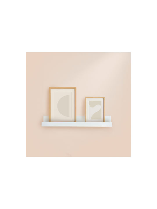 Wall Shelf White 80x6x7cm