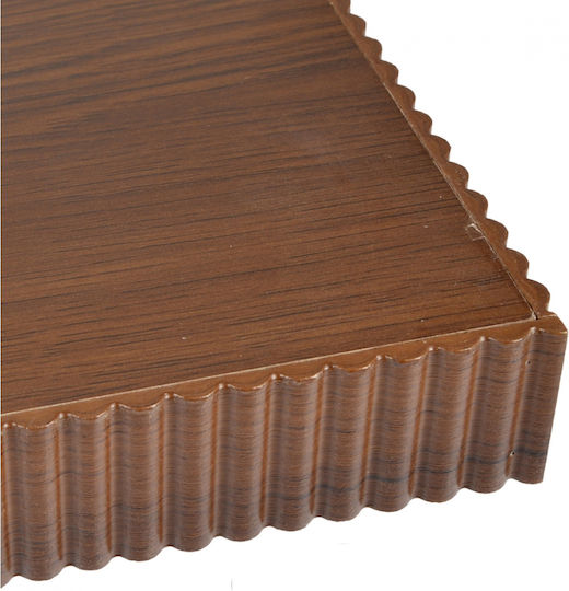 Кафяв Стенен РафТ 60x23.5x3.8см