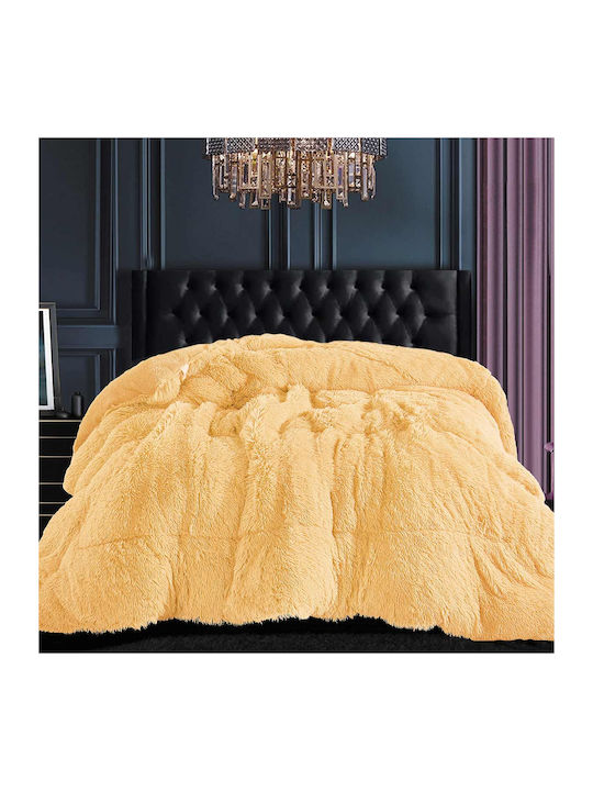 Silk Fashion Duvet Cover Single 170x220cm Beige 350 GSMGsm