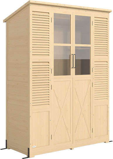 Ξύλινη Αποθήκη Κήπου 1.47x0.68x1.98m