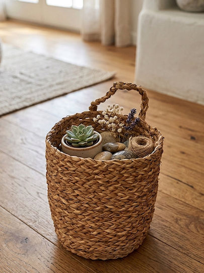 Polihome Virgo Decorative Basket Wicker 15x15cm