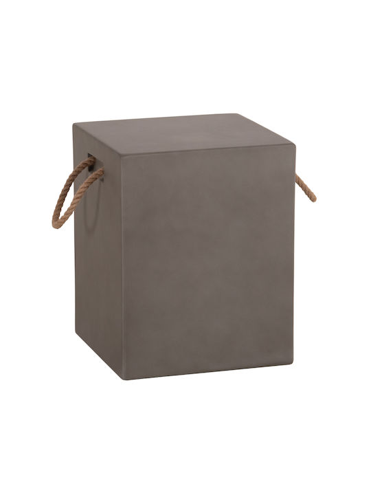HomeMarkt Außenbereich-Hocker aus Beton Zak Graue 36x36x43cm