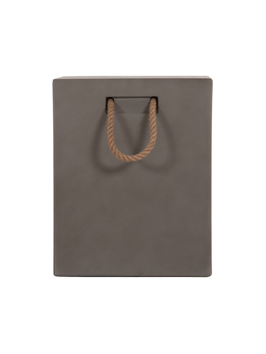 HomeMarkt Außenbereich-Hocker aus Beton Zak Graue 36x36x43cm