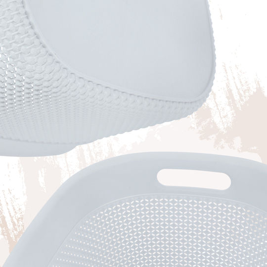 Grozs Filo Storage Basket L 18L 38x28x22cm White