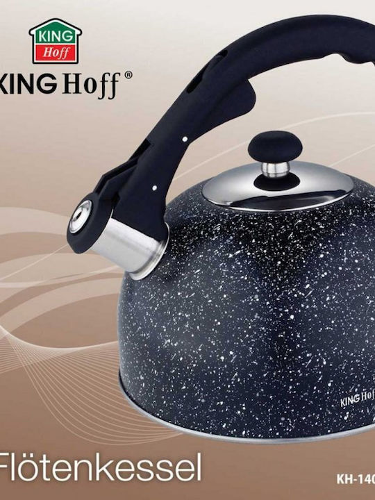 KING Hoff Fierbător Inoxidabil Negru 2600ml