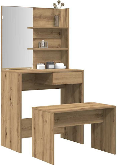 Τουαλέτα Κρεβατοκάμαρας Καφέ 74.5x40x141εκ.