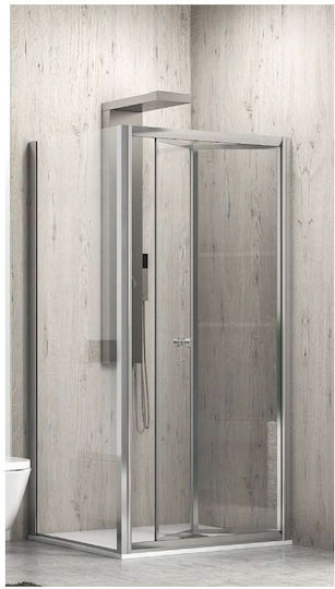 Karag Karag Duschabtrennung mit Schiebetür 91x70x190cm Klarglas Karag Karag Duschabtrennung mit Schiebetür 91x70x190cm Klarglas