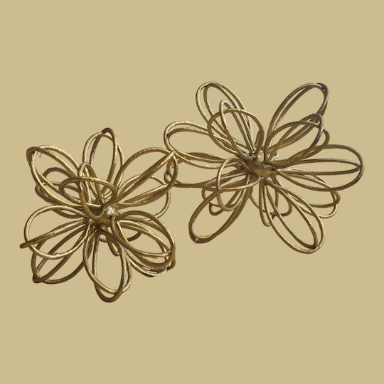 Zen Collection Decorativ de Spațiu din Metal 19.5x19.5cm 1buc