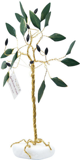 Epilekton Art Decorative Olive made of Metallic 16x16cm 1pcs