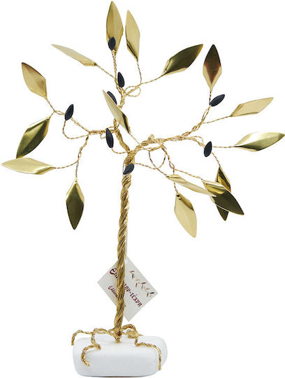 Epilekton Art Decorative Olive made of Metallic 16x16cm 1pcs