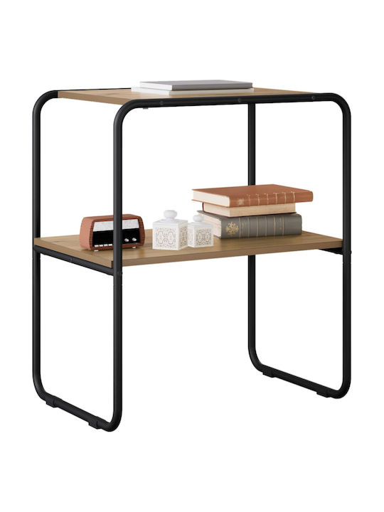 Konsolentisch aus Holz & Metall Eiche L60xB42,5xH70cm