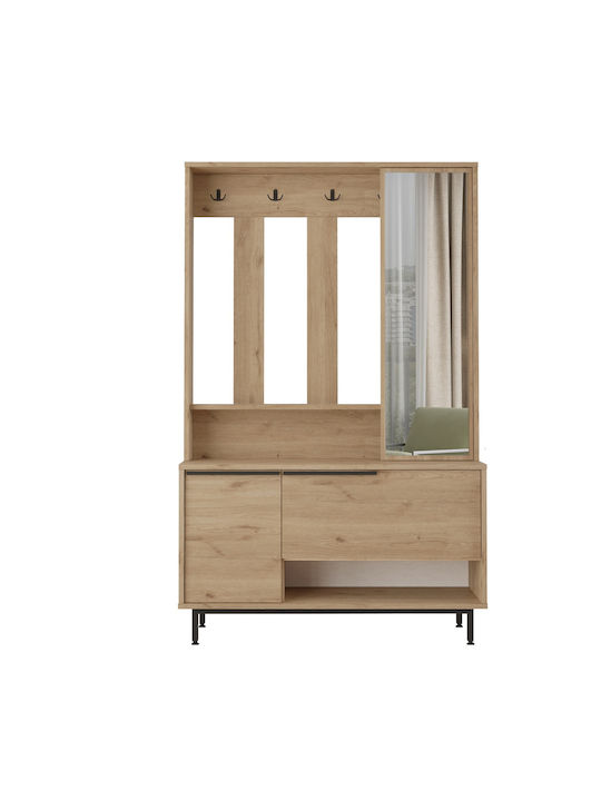 Laxfield Eingangsmöbel mit Schuhschrank Natural 112x35.5x178.2cm