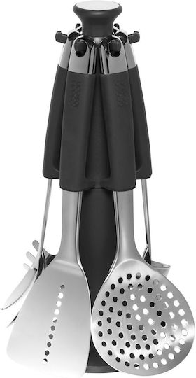 Joseph Joseph Inox Cooking Utensil Set with Base Gray 7pcs