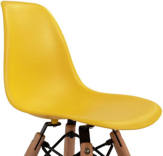 Stuhl Kid Gelb 30.5x33x59cm 1Stück