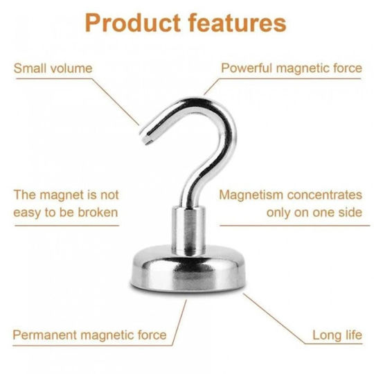 Magnetischer Haken zum Aufhängen von Gegenständen bis zu 3,5 kg OEM