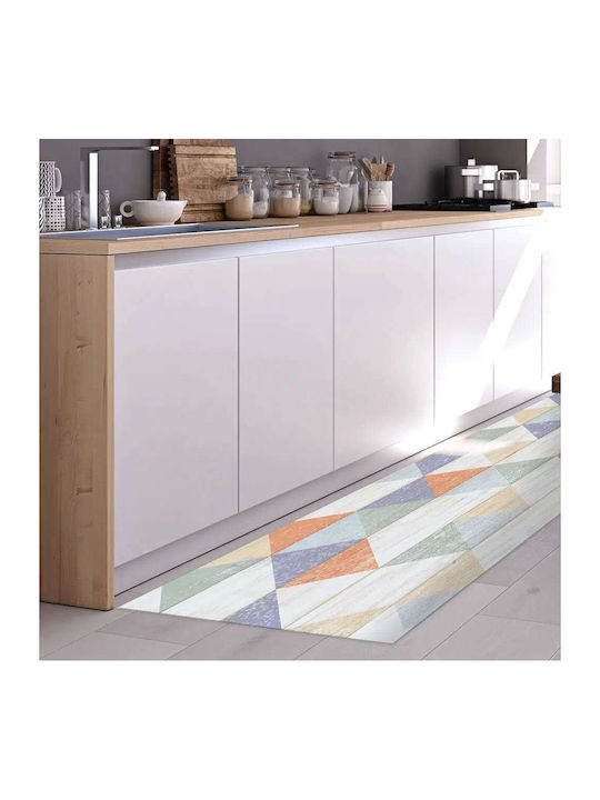 Ango Kitchen Mat Runner Waterproof with Anti-slip Underlay Multicolour 50x180εκ.