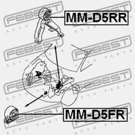 Febest Car Engine Mount for Citroen C4