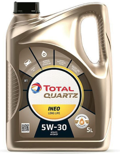Total Quartz Ineo Long Life Synthetic Car Oil 5W-30 5lt