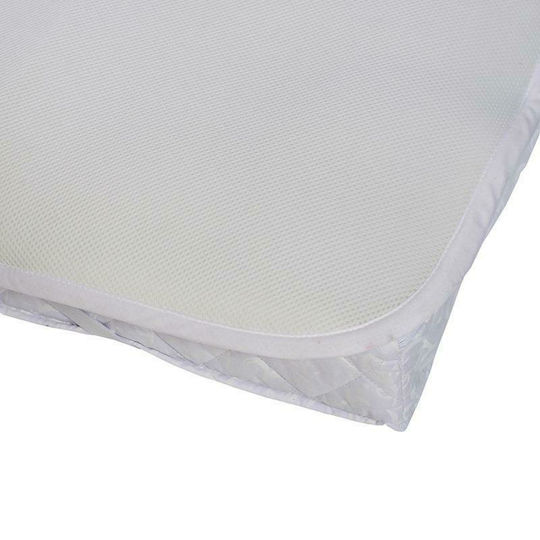 Petite & Mars Impermeabil Protecție saltea pentru bebeluși White cu bordură 60x120buc
