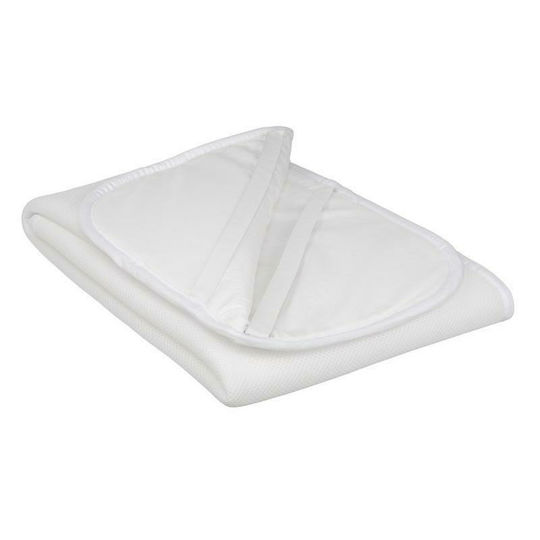 Petite & Mars Impermeabil Protecție saltea pentru bebeluși White cu bordură 60x120buc Petite & Mars Impermeabil Protecție saltea pentru bebeluși White cu bordură 60x120buc