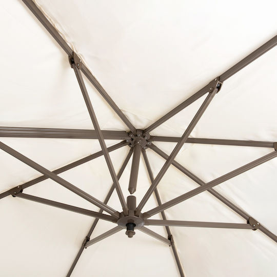 HomeMarkt Ανταλλακτικό Ύφασμα Ομπρέλας Εκρού 3x3m