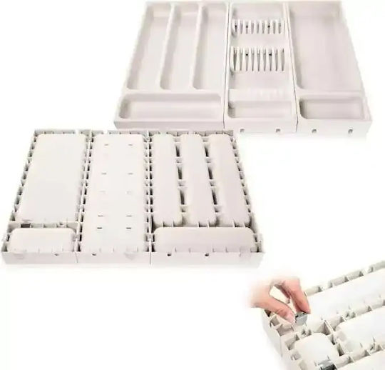 Tescoma Μεμονωμένη Θήκη Flexispace Πλαστική 37x7.4εκ. Μπεζ
