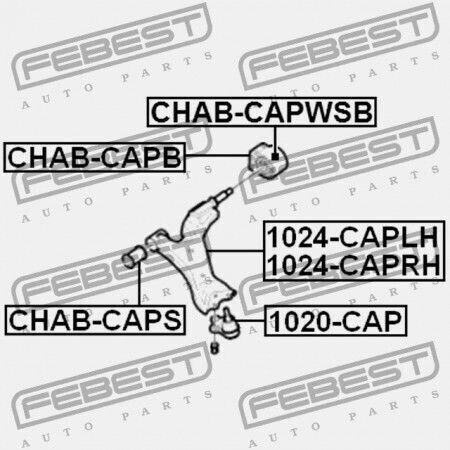 Piuliță Braț Control Inferior Față Chevrolet Captiva 2010 Eu 96852964